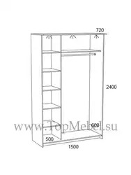Ченакҳои акси долон бо андозаҳо