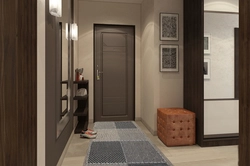 Apartment renovation photo of the door in the hallway