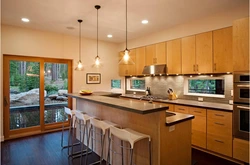 Photo of spot lighting in the kitchen