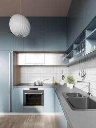 Gray Small Kitchen Design