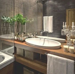 What a modern bath design