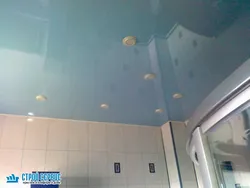 Photo of matte ceilings in the bath