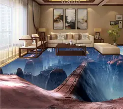 3D drawings in the bathroom photo