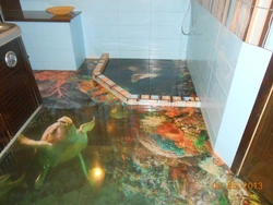 Hammom fotosuratida 3D chizmalar