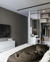 Small bedroom design with dressing room