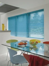 Drawings on blinds for the kitchen photo