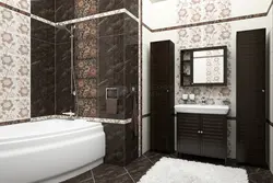 Фото плитки ванных комнат в коричневых тонах