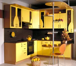 Interior design of kitchens and kitchen sets