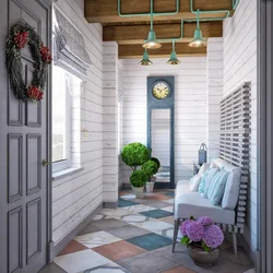 Interior of country hallways