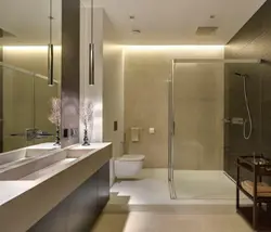 Design Of Shower Rooms In An Apartment, Real Photos