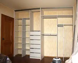 Спальня шкаф купе встроенный стена фото