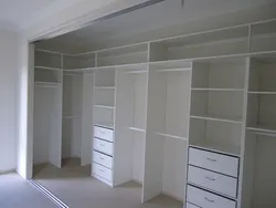 Спальня шкаф купе встроенный стена фото