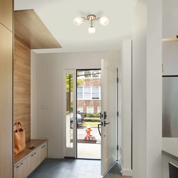 Design of the vestibule hallway in the house photo