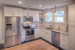 Kitchen Design In The Corner Window