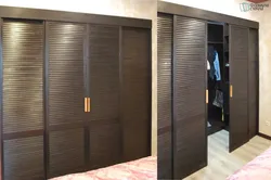 Sliding doors to the dressing room photo