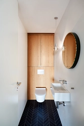 Photo of narrow toilets in the apartment