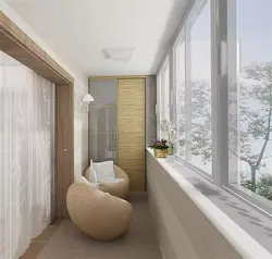 Insulated loggia interior