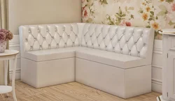Soft sofa for the kitchen photo
