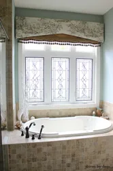 Window in the bathroom photo how to decorate