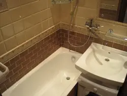Bathroom interior design with dimensions