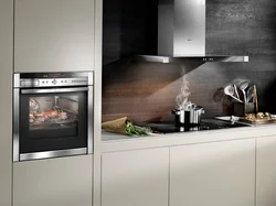 Built-In Appliances In The Kitchen Interior Real Photo