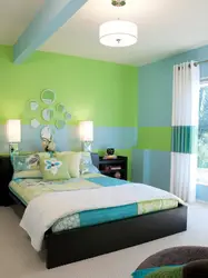 How to paint wallpaper in the bedroom photo