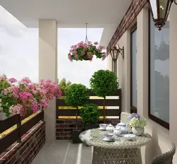 Mənzillərdə açıq balkonlar dizayn fotoşəkili
