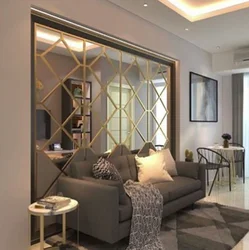 Photo Will Be A Mirrored Living Room
