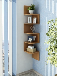 Shelf in the hallway photo