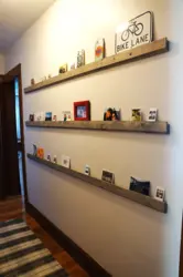 Shelf in the hallway photo