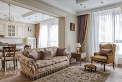 Klassik mebel fotosuratlari bilan kvartiralar