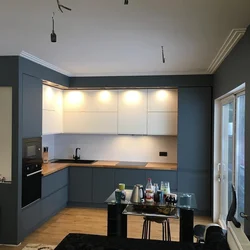 Modern design kitchens with mezzanine