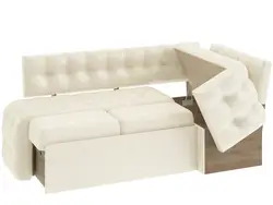 Mini sofa for the kitchen with a sleeping place photo