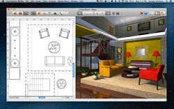 Living room interior program