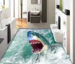 Bathroom floor self-leveling photo