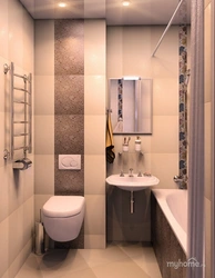 Combined bathroom in a panel house photo