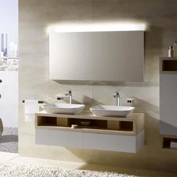 Тарҳи ҳаммом бо танӯраи countertop