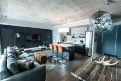 Mənzil Dizaynında Beton Tavan