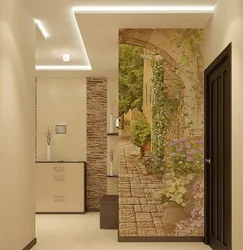 Hallway design 3d wallpaper