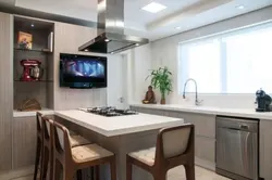 How to install a TV in the kitchen photo