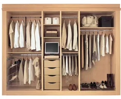 Photo of a built-in wardrobe in the bedroom inside photo