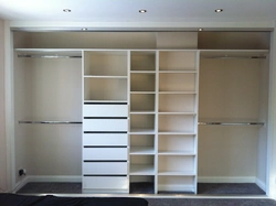 Photo Of A Built-In Wardrobe In The Bedroom Inside Photo