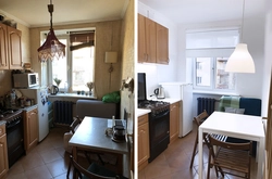 Photo of the kitchen after