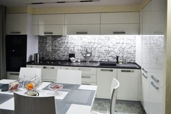 What apron will suit a gray kitchen photo