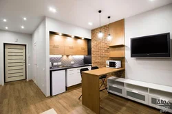 Kitchen Design In A Studio Apartment