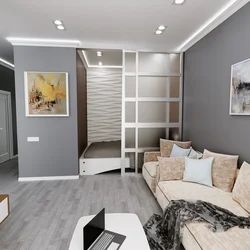 Studio Apartment Design 35 Sq M With Kitchen