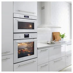 Built-in oven in the kitchen interior