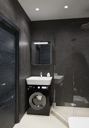 Bathroom With Black Sink Photo