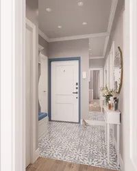 Design Of Laminate Floors In The Hallway Photo