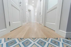 Koridorda Laminat Döşəmələrin Dizaynı Fotoşəkil